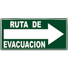 [SUR-SES4] SEÑAL "RUTA DE EVACUACION" DERECHA