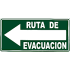 [SUR-SES5] SEÑAL "RUTA DE EVACUACION" IZQUIERDA
