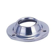 [HAN-3025] BRIDA PARA TUBO PARA CLOSET REDONDO CROMADO ( 2 PZAS)
