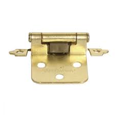 [HAN-3148] BISAGRA TIPO AMERICANO LATON BRILLANTE CON TORNILLOS BOLSA C/2 PIEZAS