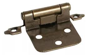 [HAN-3149] BISAGRA TIPO AMERICANO LATON ANTIGUO CON TORNILLOS BOLSA C/2 PIEZAS