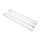 [HAN-3154] JUEGO DE CORREDERA TIPO EUROPEO 30 CM EPOXICO BLANCO SIN TORNILLOS