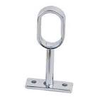 [HAN-4330] SOPORTE PARA TUBO PARA CLOSET OVALADO CON TORNILLOS CROMADO