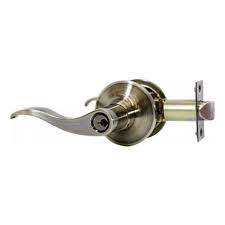 [DEX-5818] CERRADURA MANIJA TUBULAR RECAMARA LATON ANTIGUO ROYAL