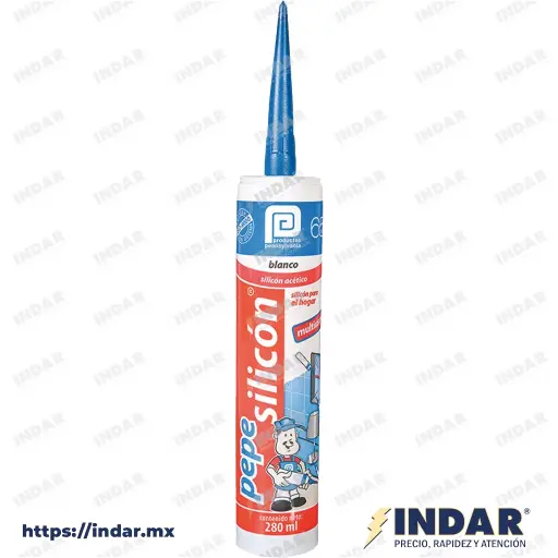 [PEN-SSI8B36] SILICON BLANCO 280 GR PEPE