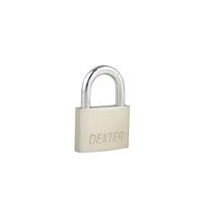 [DEX-6350] CANDADO METALICO 38MM GANCHO CORTO LATON