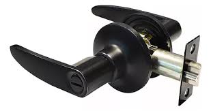 [DEX-6676] CERRADURA MANIJA GRANITO TUBULAR ENTRADA NEGRO (BLISTER)