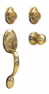 [DEX-6742] CERRADURA DE GATILLO LLAVE/LLAVE LATON BRILLANTE DALTON  (BLISTER)