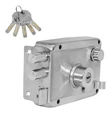 [DEX-6766] CERRADURA DE SOBREPONER IZQ ALTA SEGURIDAD INSTALA FACIL LLAVE/PUNTOS GRIS