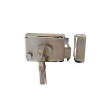 [DEX-6774] CERRADURA DE SOBREPONER DER/IZQ AUT. GANCHOS ALTA SEG. INSTALA FACIL LLAVE/PUNTOS CROMO SATINADO