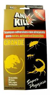 [RAT-R-222] CHAROLA ENGOMADA PARA RATA (2 CHAROLAS) RAT-KILL