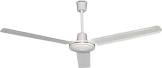 [VEK-7755] VENTILADOR PARA TECHO INDUSTRIAL 56" 5 VEL. 3 ASPAS CON CONTROL DE PARED BLANCO