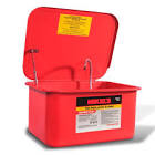 [URR-TLP35] TINA LIMPIA PARTES PORTATIL DE 13.2  LT (3.5 GAL) CON BOMBA ELECTRICA DE RECIRCULACION DE FLUIDOS