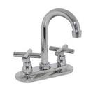 [RUG-24CC] MEZCLADORA PARA LAVABO TIPO BAR (MANERALES CRUCETAS, CARTUCHO CERAMICO) CROMO
