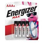 [ENE-E92BP-4] PILA ALCALINA AAA ENERGIZER MAX C/4 PZAS BLISTER