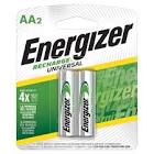 [ENE-NH15BP-2] PILA RECARGABLE AA BLISTER C/2 PZAS ENERGIZER