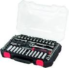 [URR-4701CD] JUEGO COMBINADO DE DADOS CUADRO 1/4" Y ACCESORIOS 70 PIEZAS ESTUCHE PLASTICO