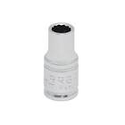[URR-4707T] DADO CUADRO 1/4"X7/32" CORTO 12 PTAS.