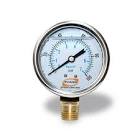 [EVA-MA100-1/4G] MANOMETRO GLICERINA 100PSI INF