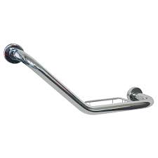 [RUG-BSA01] BARRA DE SEGURIDAD ANGULAR CON JABONERA DE ACERO INOX.