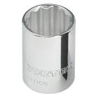 [URR-5011M] DADO CUADRO 3/8"X11MM LARGO 12 PTAS.
