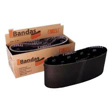 [FAN-494] BANDA DE LIJA 3" X 24" GRANO 100 PARA VIDRIO (W-98 SIC)