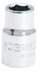 [URR-5208H] DADO CUADRO 3/8"X1/4" CORTO 6 PTAS.