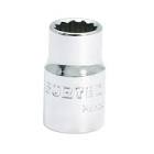 [URR-5210M] DADO CUADRO 3/8"X10MM CORTO 12 PTAS.