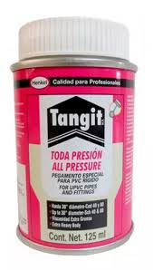 [TAN-1659211] CEMENTO PARA PVC TUBERIAS Y CONEXIONES HIDRAULICAS 125 ML (TODA PRESION)