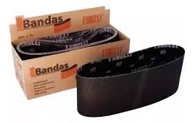[FAN-1106] BANDA DE LIJA 4" X 24" GRANO 100 PARA VIDRIO (W-98)