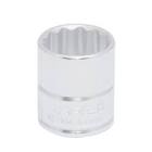 [URR-5217M] DADO CUADRO 3/8"X17MM CORTO 12 PTAS.