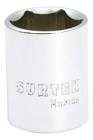 [URR-5222H] DADO CUADRO 3/8"X11/16" CORTO 6 PTAS.