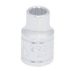 [URR-5226M] DADO CUADRO 3/8"X26MM CORTO 12 PTAS.