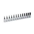 [URR-5239S] JUEGO DE DADOS 3/8" CON PUNTA TORX 5 PUNTAS TAMPER PROOF (13 PZAS)