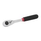 [URR-5249H] MATRACA REVERSIBLE 3/8" CABEZA PERA 7" MANGO RUBBER GRIP