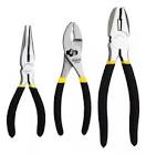 [STA-90-709] JUEGO DE PINZAS PARA ELECTRICISTA MECANICA 6", CORTE LATERAL 6 Y DE PUNTA CORTE LATERAL 6" (3PZAS.)