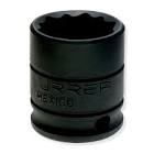 [URR-7222] DADO DE IMPACTO 3/8"X11/16" CORTO 12 PTAS.