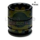 [URR-7228] DADO DE IMPACTO 3/8"X7/8" CORTO 12 PTAS.