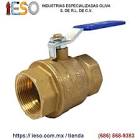 [URR-578.32] VALVULA DE ESFERA 1.1/4" INDUSTRIAL DE BRONCE