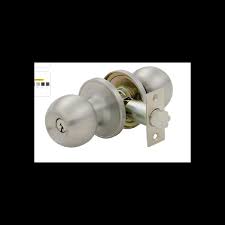[FAN-90430-019] CERRADURA POMO TUBULAR BAÑO LATON ANTIGUO BOLTON P/SENCILLO