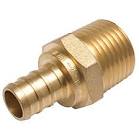 [URR-704PEX.13] CONECTOR PARA TUBO PEX MACHO LATON PEX 1/2"X1/2"