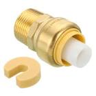[URR-704PEX.19] CONECTOR PARA TUBO PEX MACHO LATON PEX 3/4"X3/4"