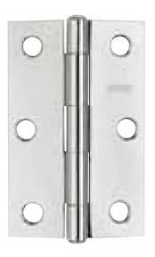 [FAN-B10A400] BISAGRA LIGERA RECTANGULAR 4" X 2.7/8" (98MM X 71MM) ACERO PULIDO SIN TORNILLOS