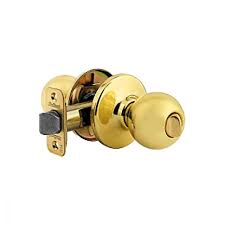[KWI-L473822] CERRADURA POMO CILINDRICO BAO LATON ANTIGUO ECLIPSE P/SENCILLO