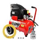 [GON-940P] COMPRESOR MOTO LUBRICADO 120 VOLT 3400 RPM 2.5 HP 24 LT. 115PSI HORIZONTAL +MANGUERA Y PISTOLA