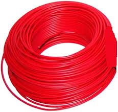[AGU-200236] CABLE ELECTRICO CAL. 08 COLOR ROJO TIPO THW (1 HILO) CARRETE DE 100MT