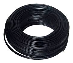 [AGU-200249] CABLE ELECTRICO CAL. 12 COLOR NEGRO TIPO THW (1 HILO) CARRETE DE 100MT