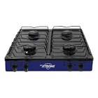 [HEC-230105] ESTUFA DE MESA 4 QUEMADORES CON VALVULA DE SEGURIDAD AZUL