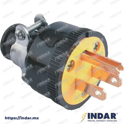 [AGU-E001709] CLAVIJA ELECTRICA POLARIZADO 15A SENCILLO