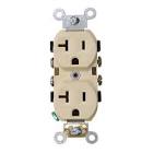 [AGU-E00877V] CONTACTO ELECTRICO DOBLE DE 20A MARFIL